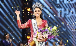 Lộ diện mỹ nhân lai đăng quang Hoa hậu Hoàn vũ Thái Lan