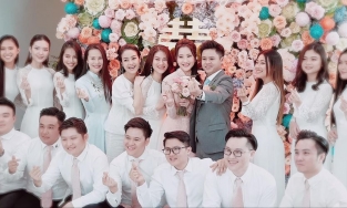 Lộ diện dàn phù dâu, phù rể 'cực phẩm' trong đám hỏi Phan Thành