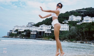 Văn Mai Hương khoe vóc dáng thon gọn sau thời gian gầy béo thất thường