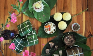 Ngày Tết ăn no bánh chưng, giò thủ mà không lo tăng cân