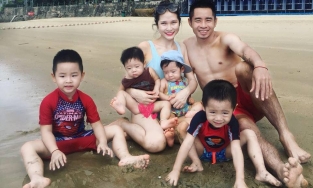 Cuộc sống của cầu thủ yêu vợ đông con nhất bóng đá Việt Nam: Hậu vệ Xuân Hùng