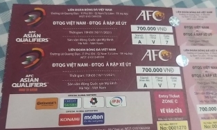 Vé trận ĐT Việt Nam gặp Nhật Bản giảm mạnh, được rao bán cắt lỗ trước giờ thi đấu