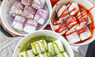 Đá bào Marshmallow 4 màu, 4 vị thu hút thực khách trẻ Sài Gòn