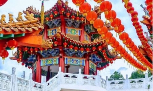 Thean Hou Temple, ngôi chùa nổi tiếng với kiến trúc hoành tráng ở Malaysia