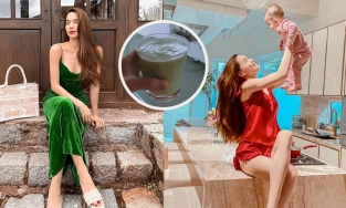 Hồ Ngọc Hà lấy lại được vóc dáng như gái 18 sau sinh là nhờ thứ nước uống này!