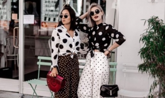 Cách phối đồ với hoạ tiết chấm bi 