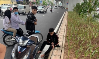 Tạm giữ quái xế đâm vào phụ nữ mang bầu, đập phá tài sản người đi đường