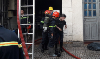 TP.HCM: Công ty in vải ở Tân Bình bị cháy