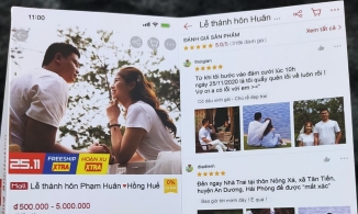 Cặp đôi nên duyên nhờ Shopee tung thiệp cưới gây sốt