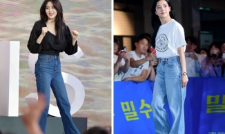 10 cách diện quần ống rộng đơn giản mà chuẩn sành điệu của sao Hàn