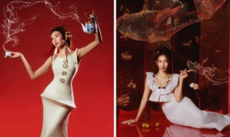 Hoa hậu Thùy Tiên huyền ảo trong bộ ảnh đón Trung Thu độc đáo