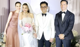 Hồ Ngọc Hà, Kim Lý dự đám cưới Thanh Hằng