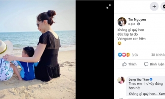 Chồng đại gia của Hoa hậu Đặng Thu Thảo khiến dân mạng 'bão like' vì phát ngôn về ba điều quý nhất cuộc đời: Tự do, vợ ngoan, con hiền