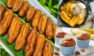 25 món ăn từ chuối chín đủ lựa chọn ăn vặt, ăn no, giải khát hấp dẫn