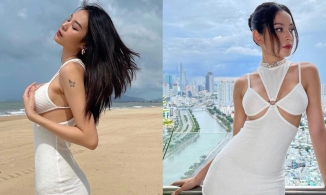 Phí Phương Anh sexy hết cỡ khi diện váy cut-out 'đụng hàng' với Chi Pu