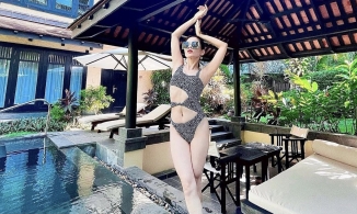 Lệ Quyên chia sẻ bí quyết trẻ đẹp ở tuổi 40 nhưng bộ bikini mới là tâm điểm chú ý