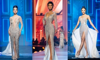 Váy của H'Hen Niê 'năm lần bảy lượt' bị thí sinh Miss Universe Thailand 'mượn' ý tưởng 