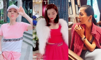 Miệng khẳng định 'Không thích màu hồng' nhưng Lệ Quyên lại sở hữu cả tủ đồ màu 'hường' cực cháy