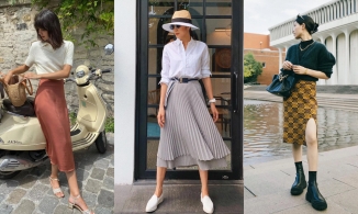 Nàng công sở nhất định phải nhớ 3 điều này để diện chân váy dài thanh lịch và 'hack' dáng chuẩn đét