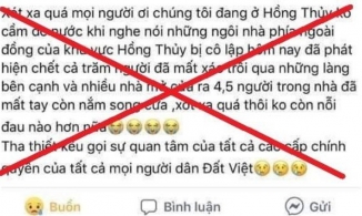 Đăng tin sai sự thật về tình hình mưa lũ bị xử phạt 5 triệu đồng