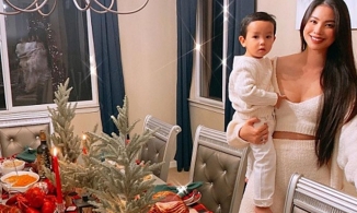 Hoa hậu Phạm Hương cho biết con trai Maximus giống cô ở sự tự lập