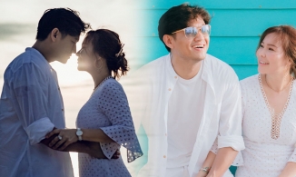 Bộ ảnh cưới lãng mạn của vợ chồng Quý Bình ở Phú Quốc