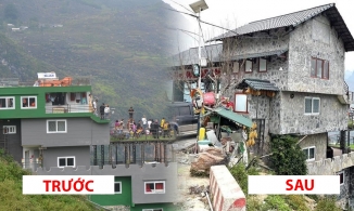 Khách sạn trên đèo Mã Pí Lèng vẫn sừng sững, thậm chí đồ sộ hơn sau hơn 1 năm