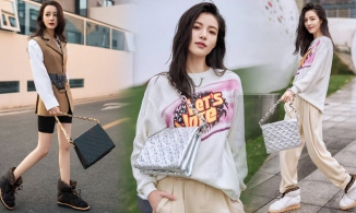 Sau Lưu Diệc Phi, Địch Lệ Nhiệt Ba chính thức là đại sứ thương hiệu Louis Vuiton