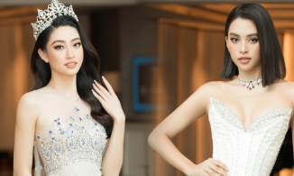 Ngay tại họp báo, Lương Thùy Linh làm điều khiến Tiểu Vy phải 'cúi gằm mặt'