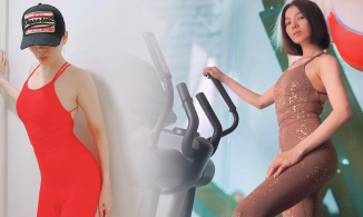 Thời trang tập gym của Lệ Quyên: Một bộ đồ tập không mặc đến hai lần?