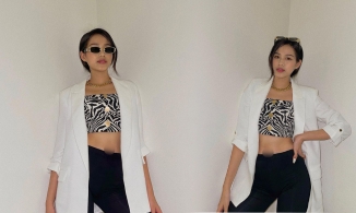 Lần đầu Đỗ Thị Hà ăn diện táo bạo nhưng stylist lại ngủ gật trong lúc lên đồ mất rồi