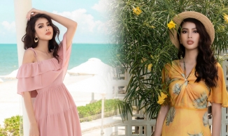 Hậu Miss Grand 2020, Á hậu Ngọc Thảo khoe vẻ đẹp tựa 'nàng thơ'