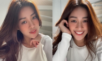 Khánh Vân đã lên máy bay về Việt Nam, diện bộ trang phục đặc biệt