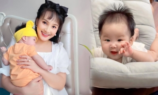Con gái 5 tháng tuổi nhà Bảo Thanh biểu cảm chuyên nghiệp, chưa gì đã thấy tương lai nối gót mẹ