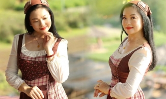 Bà xã ông Quân 'Hướng dương ngược nắng' trẻ trung bất ngờ ở tuổi 52