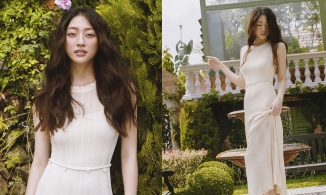 Hoàn thành KPI mua nhà ở tuổi 20, Lương Thùy Linh trở về làm 'nàng thơ' đẹp dịu dàng