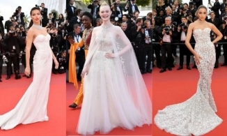 Adriana Lima, Elle Fanning và loạt sao Hollywood mang váy cưới lên thảm đỏ