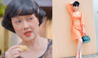 Xuề xoà trên màn ảnh nhưng Vân Dung ngoài đời có sắc vóc 'không phải dạng vừa đâu'