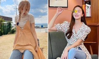 Style diện váy cùng quần: Sao Hàn chảnh như fashionista nhưng về Việt Nam sao cứ 'sai sai'