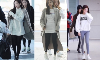 Ăn mặc như fashionista nhưng Jennie cũng có lúc mất điểm vì chiếc quần mà nàng nào cũng có