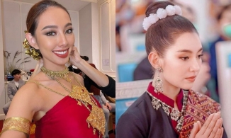 Mặc đồ của NTK Việt, Thùy Tiên lại thăng hạng nhan sắc, được ví với mỹ nhân đình đám Thái Lan