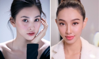 4 Hoa hậu Việt trang điểm 'thần tiên tỷ tỷ': Tiểu Vy đẹp xuất thần, Thuỳ Tiên khác hẳn mọi ngày