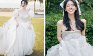 Nữ thần Cbiz so kè nhan sắc trong váy cưới: Cúc Tịnh Y được netizen 'quay xe' khen tới tấp