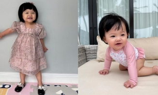 Ái nữ nhà Cường Đôla lúc nào cũng như công chúa vì được bố mẹ tậu cho cả tủ đồ màu hồng đáng yêu