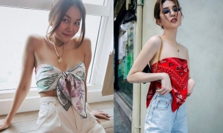 Thanh Hằng, Ngọc Trinh và sao Việt quấn khăn làm áo: Tưởng không đẹp mà đẹp không tưởng