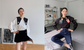 Những chiếc áo cổ Peter Pan trở thành xu hướng mùa hè 2022 của hội chị em sành điệu