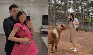 Làm vợ thiếu gia tập đoàn may mặc, Salim 'bụng vượt mặt' vẫn đẹp mọi nơi, mọi lúc