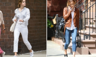 Giàu “nứt khố đổ vách” nhưng Emma Watson lại có gu thời trang giản dị, toàn màu trung tính