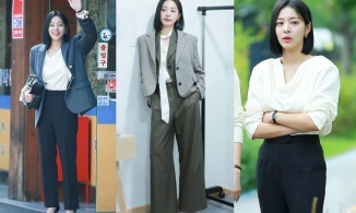 Lấn át cả nữ chính, nữ phụ 'Hẹn hò chốn công sở' gợi ý thời trang đi làm vừa sang vừa trẻ