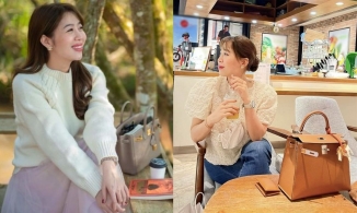 Vốn có lối sống giản dị, MC Diệp Chi gây bất ngờ khi xách chiếc túi 250 triệu đi ăn tối